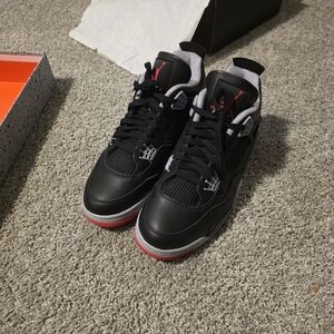 Jordan Black and Red Sneakers